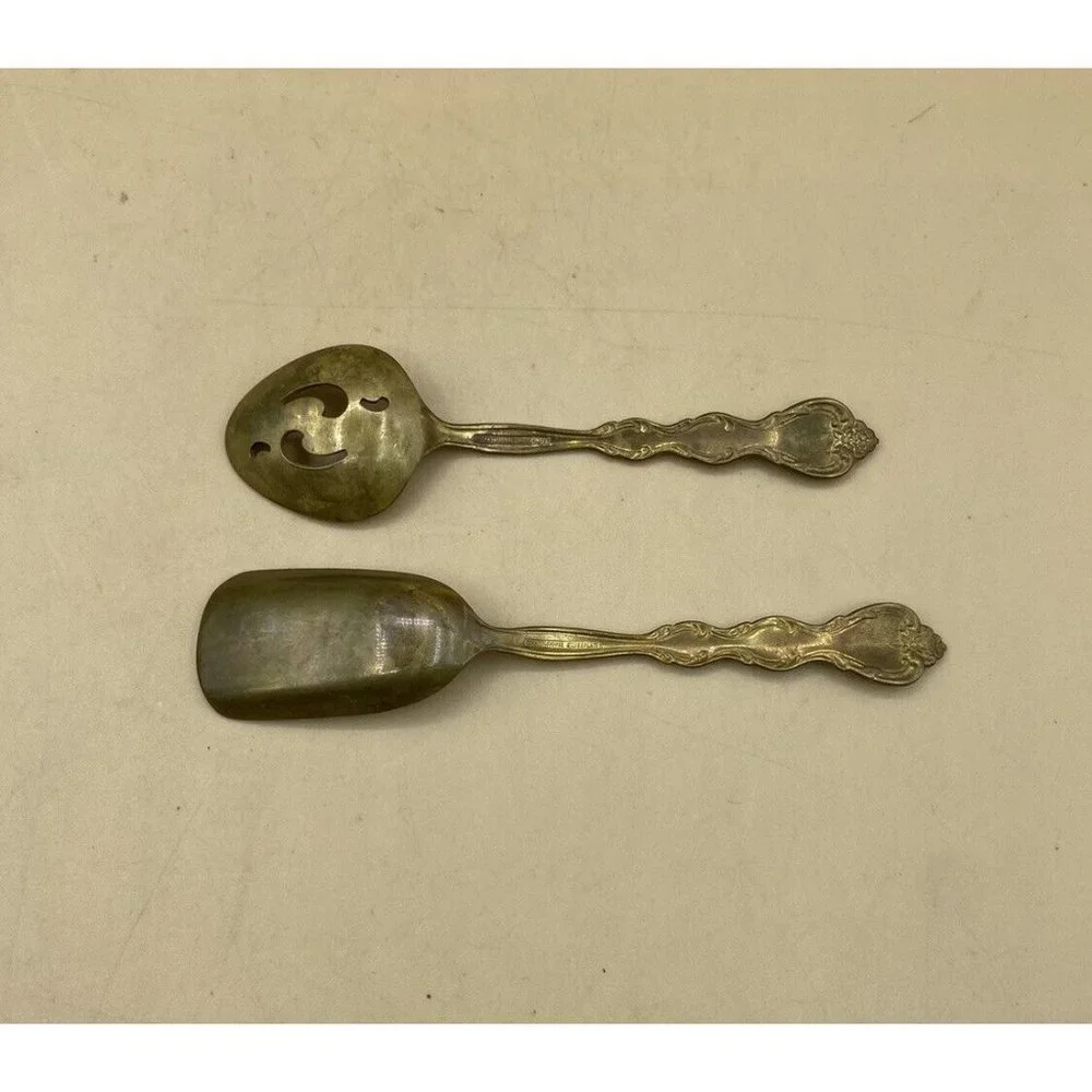 Golden Bon Bon & Relish Spoons Interlude by International Silverplate